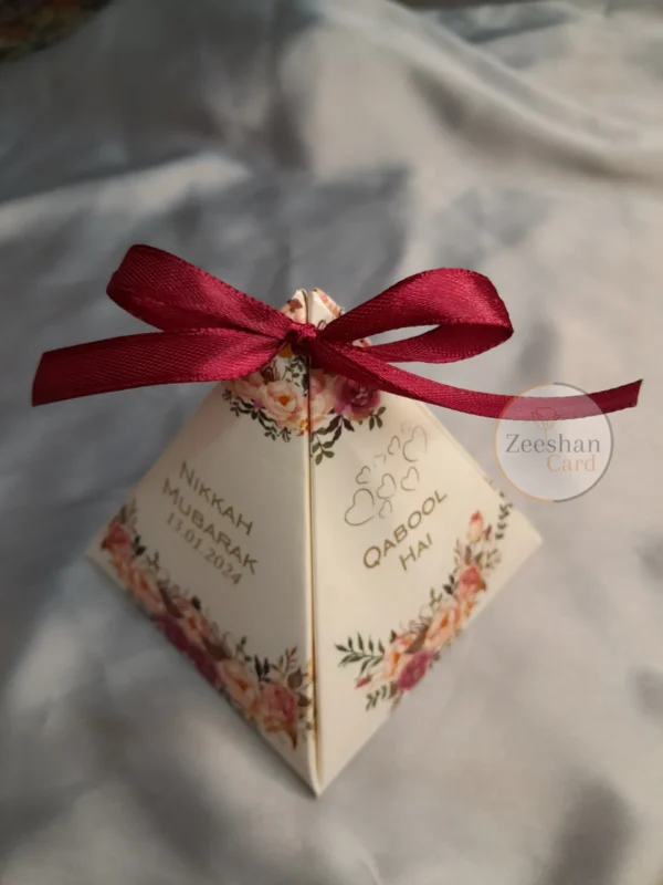 New Floral Design Triangle Box