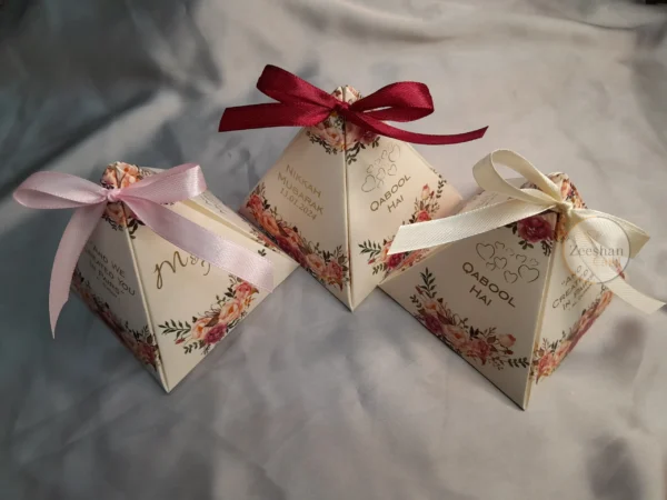 New Floral Design Triangle Box - Image 3