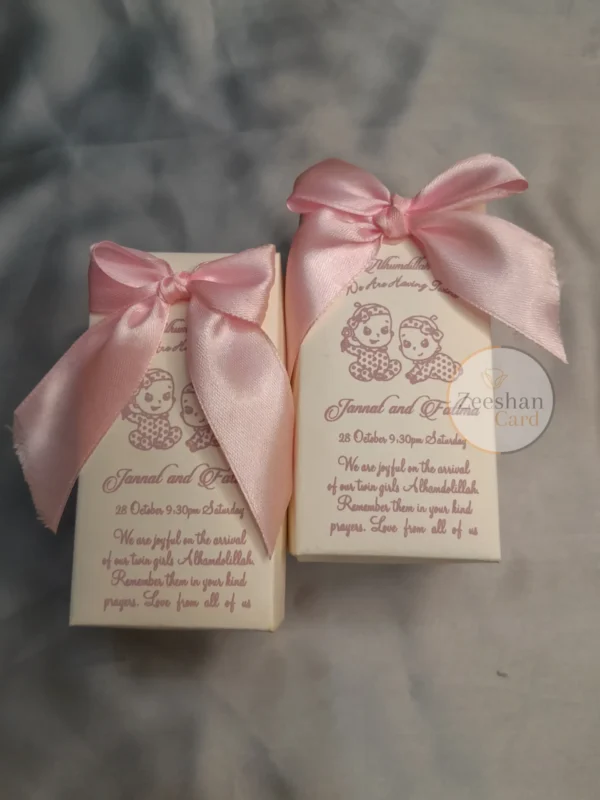 Baby Girl Box With Bow