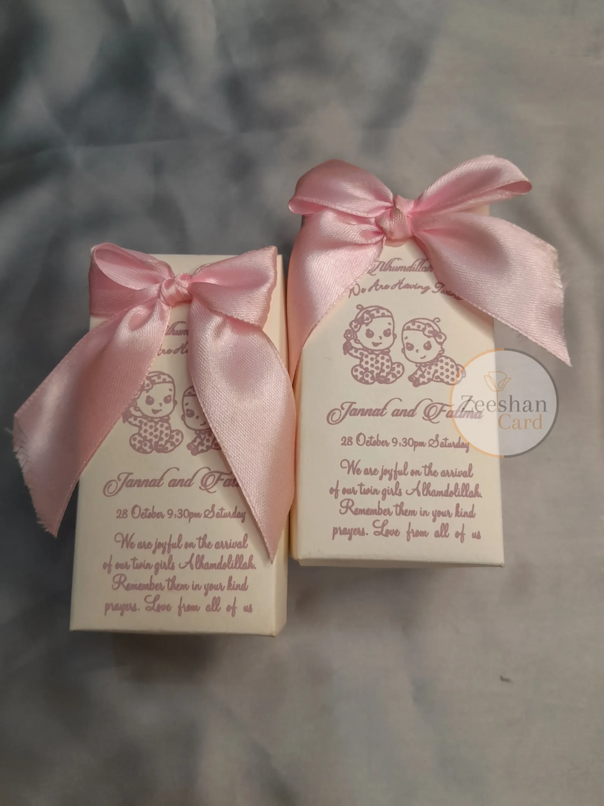 Baby Girl Box With Bow
