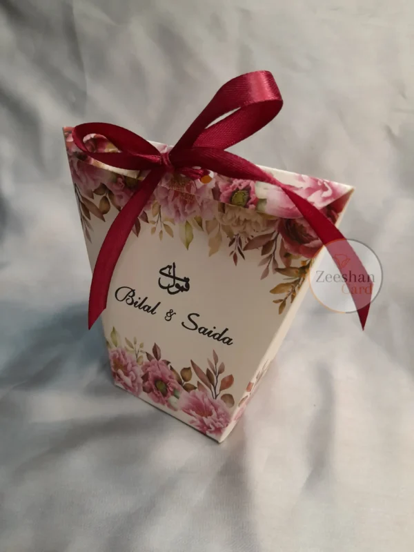 Long Printed Bid Box With Bow - Image 5