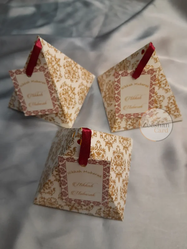Tag Triangle Box With Jal Print - Image 4