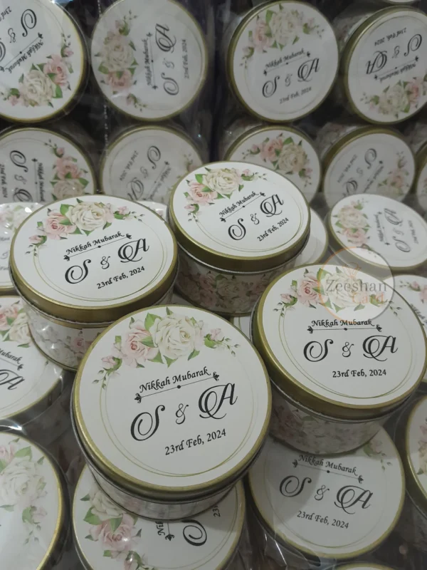 New Flowers Design Tin Box - Image 3