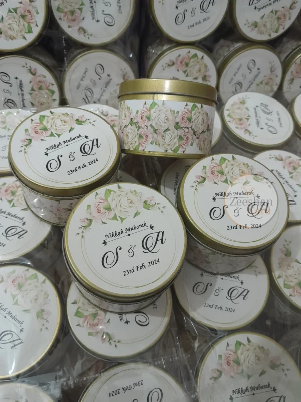 New Flowers Design Tin Box - Image 2