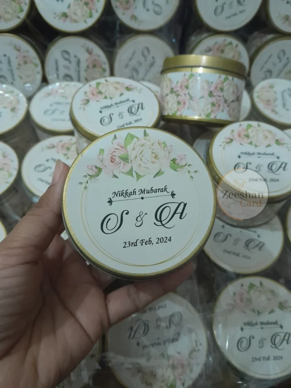 New Flowers Design Tin Box