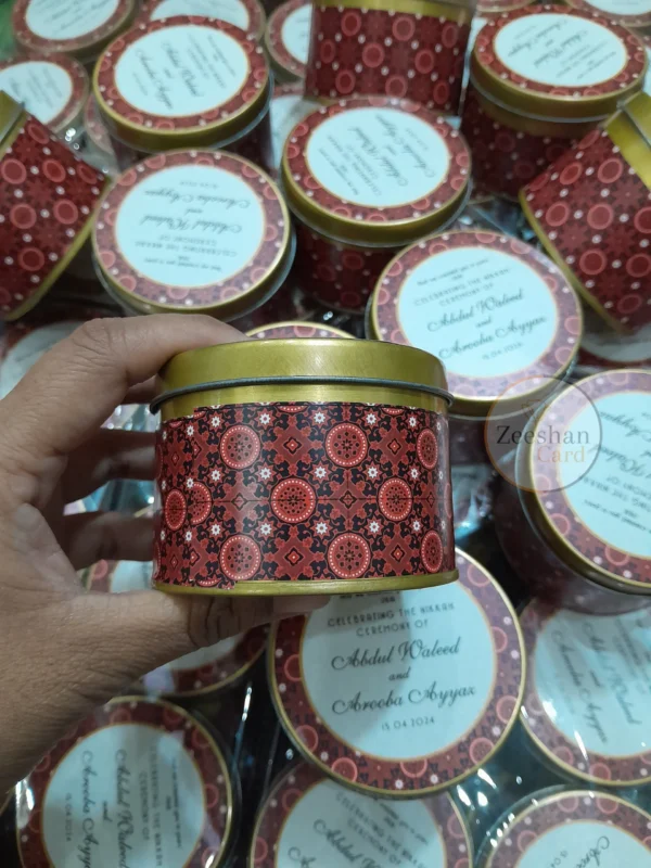 Ajrak Design Tin Box - Image 5
