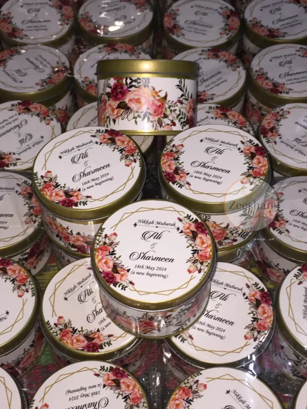 New Floral Design Tin Box - Image 5