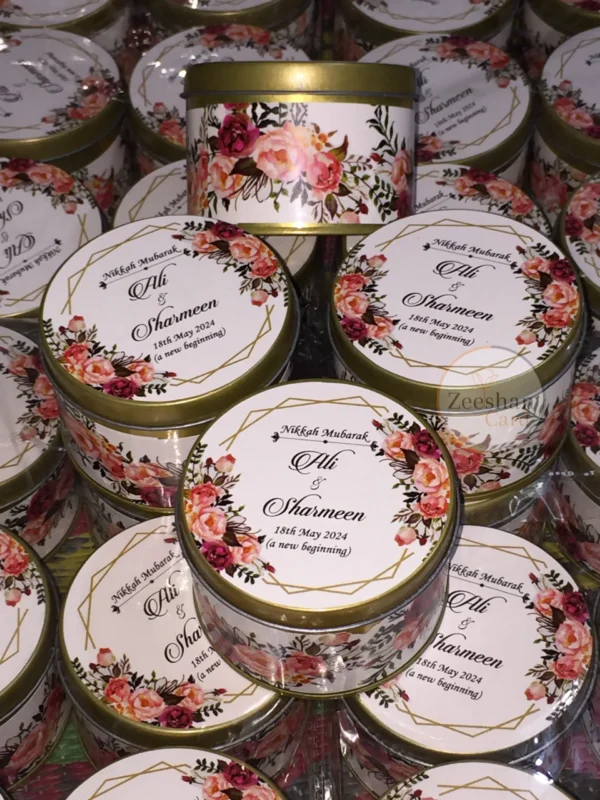 New Floral Design Tin Box - Image 4