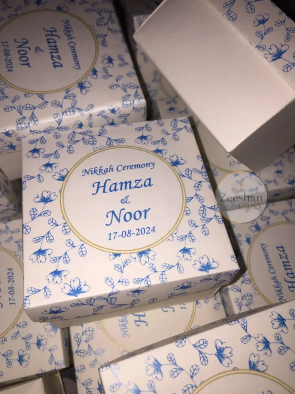 Blue Printed Bid Box - Image 5