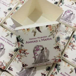 New Printed Couple Design Bid Box
