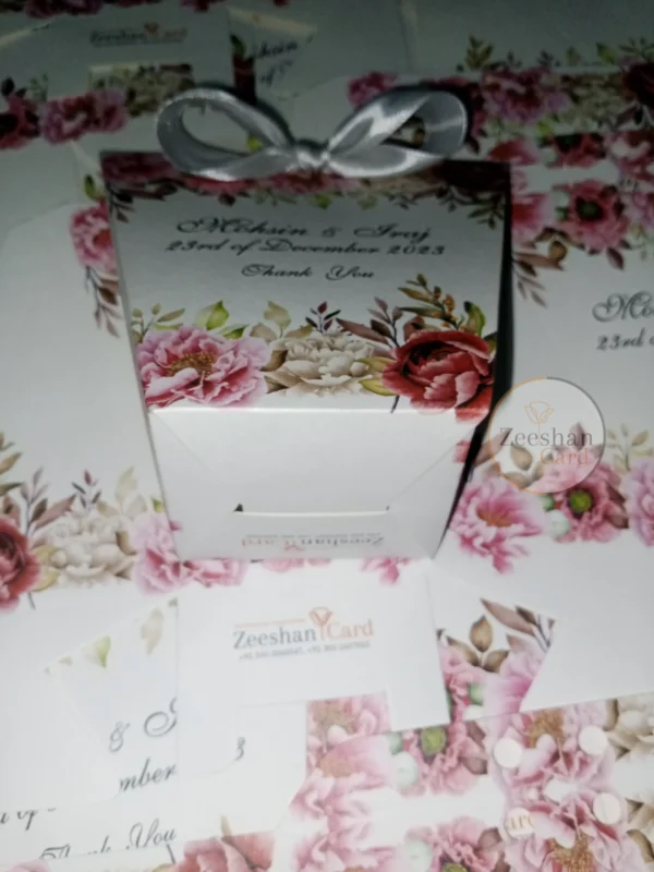 Floral Print Bid Pouch - Image 5