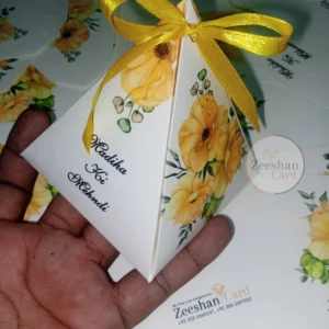Mehdi Triangle Box With Ribbon
