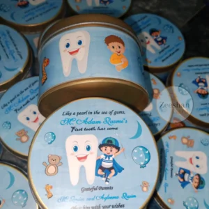 Baby First Teeth Tin Box