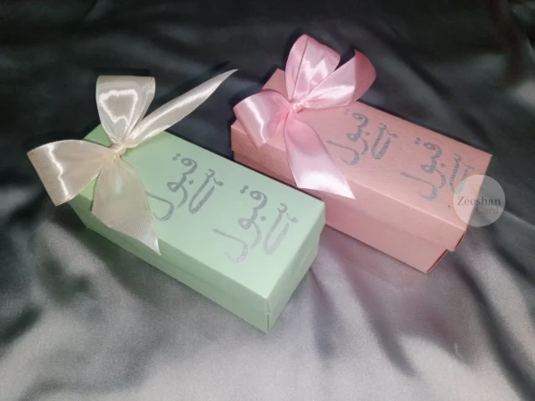 Long Bid Box With Bow - Image 2