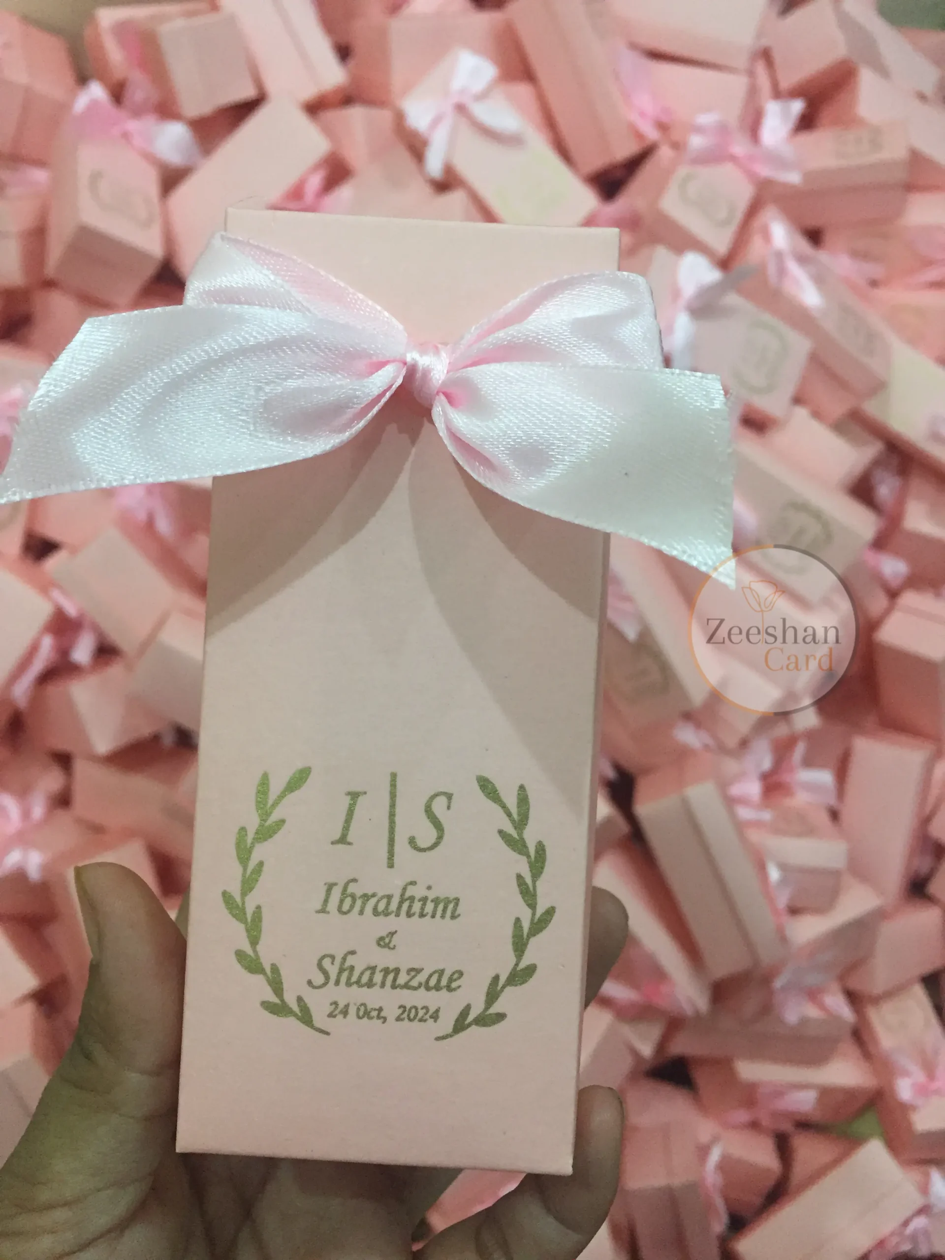 Pink Long Box With Bow