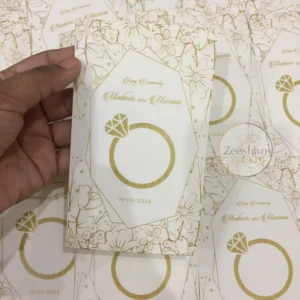 Ring Ceremony Card