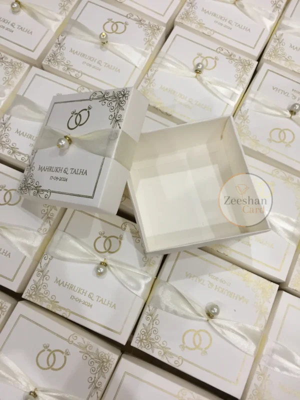 Ring Cermony Bid Box With Moti And Ribbon - Image 5