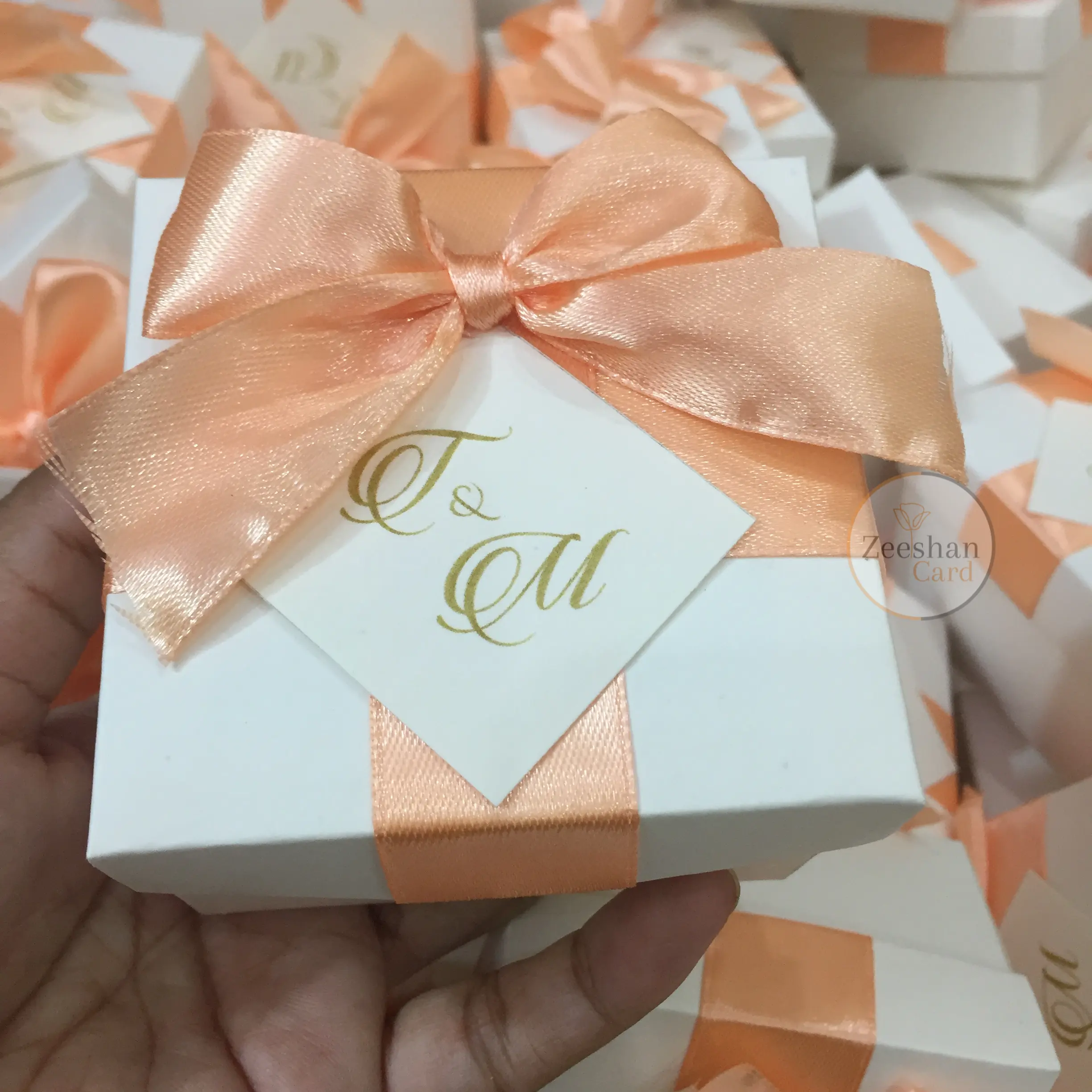 Bow Bid Box With Tag