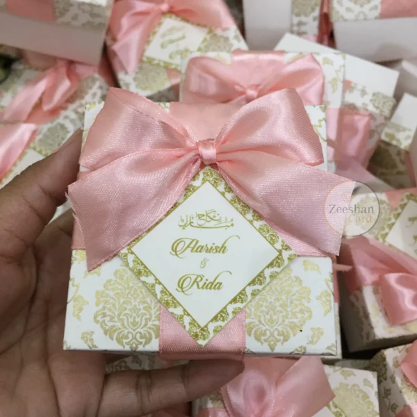 Bow Bid Box With Printed Tag - Image 3