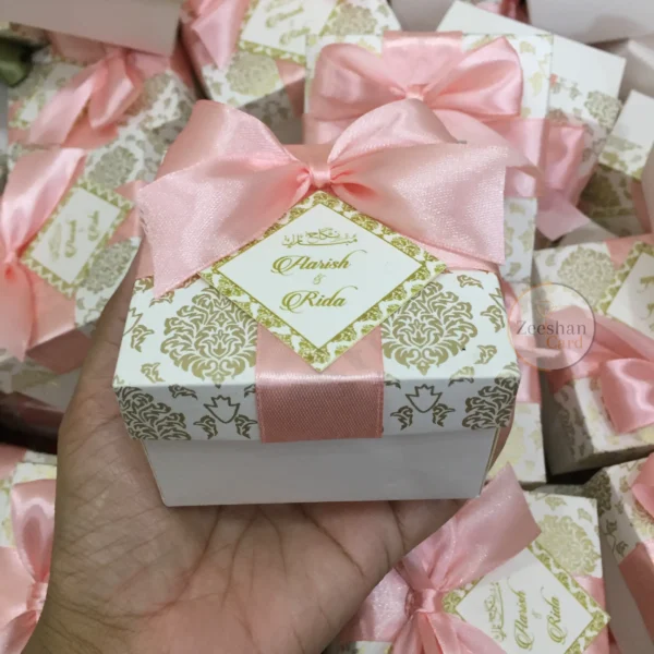 Bow Bid Box With Printed Tag - Image 2
