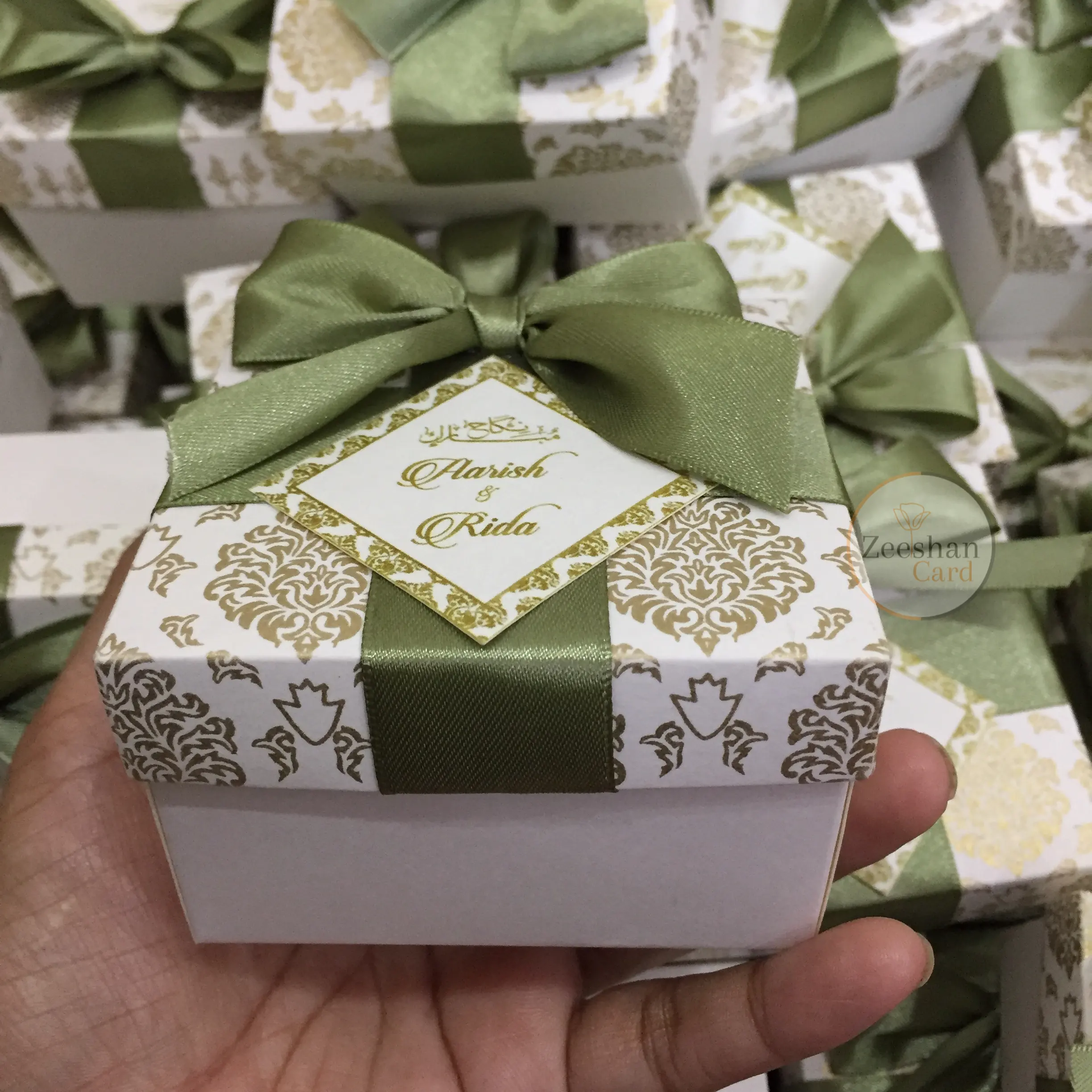 Bow Bid Box With Tag