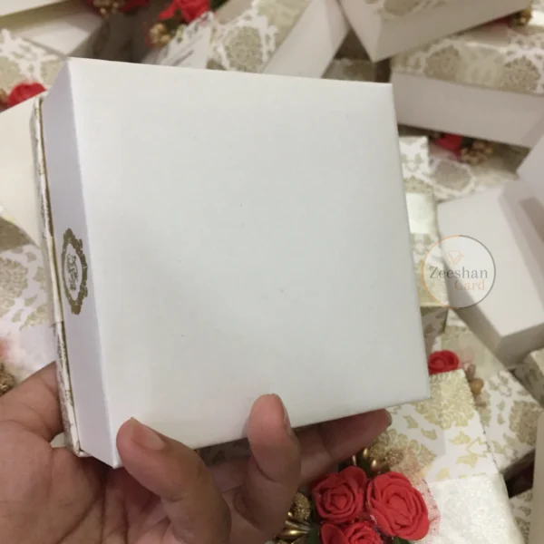 Red Flower Bid Box With Tag - Image 6